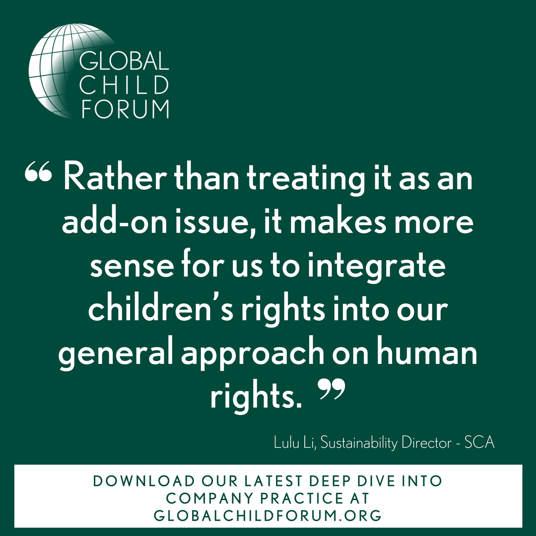 GCForum's tweet photo. Read our latest DeepDive as we plunge into SCA-one the world's largest biz in personal care products https://t.co/ZsdMaFN1Tj #BizChildRights https://t.co/7NxtucE2Ci