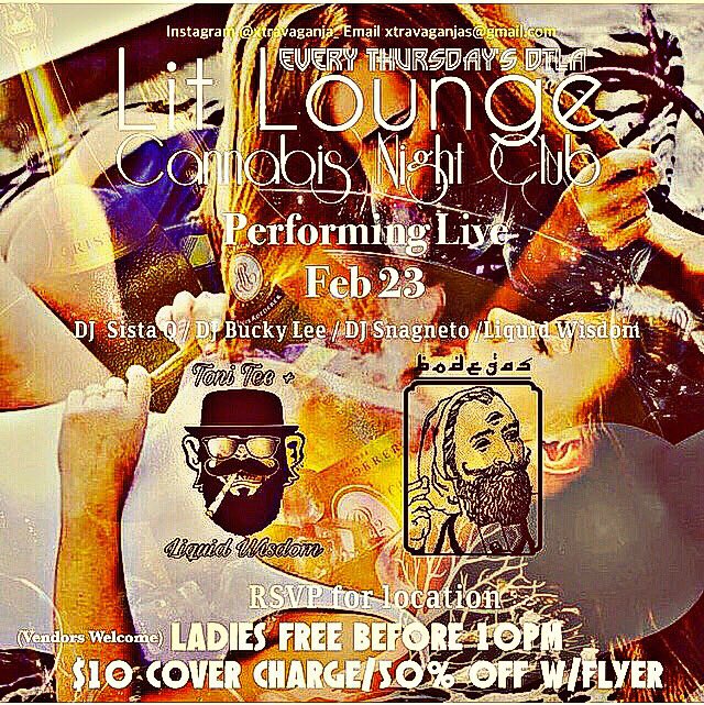 tteldubbayou's tweet photo. Next Thursday. Don't say we didn't tell you! #liquid_wisdom #420 #710 #litlounge #beezit #bodegas #SGV #LA #socalreggae https://t.co/hWE51Vcweq