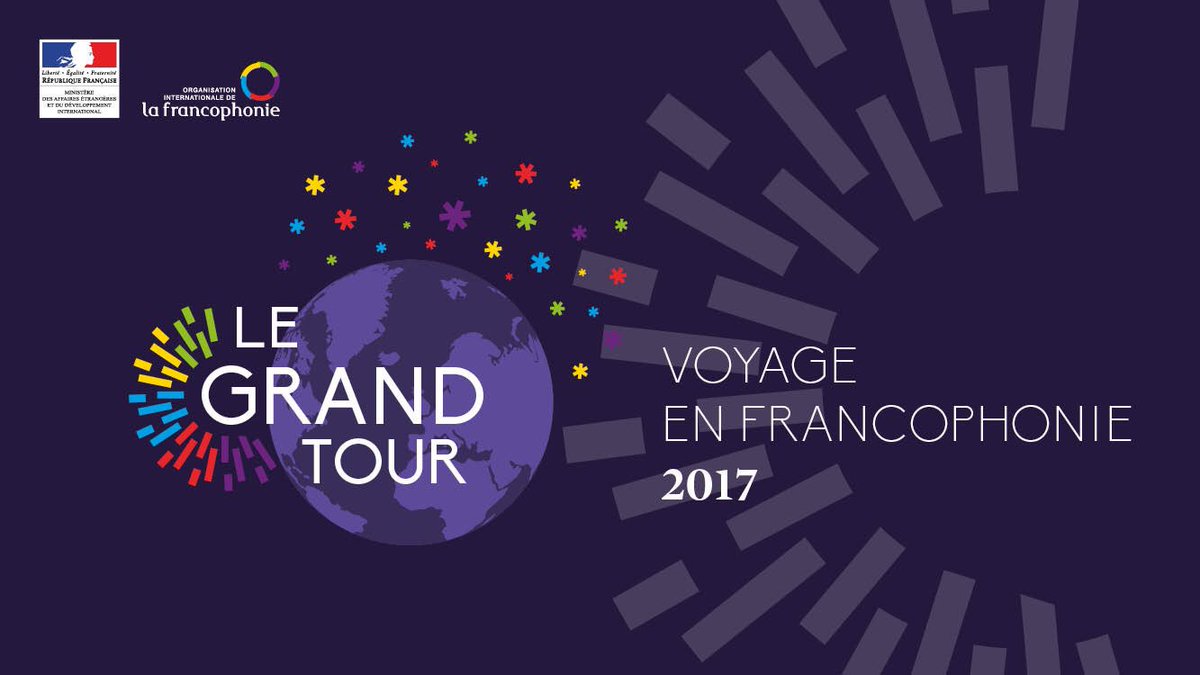 Lancement ce matin du @grand_tour2017 @jm_leguen @OliviaRuiz pour célébrer l'apport vivifiant de la diversité culturelle en #Francophonie