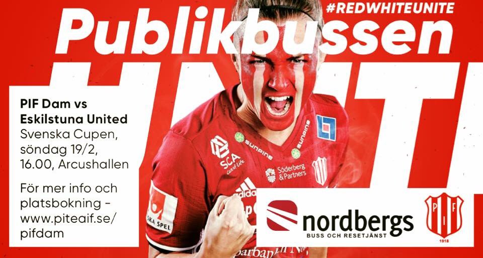 Boka din plats på publikbussen inför söndagens match i Svenska cupen!