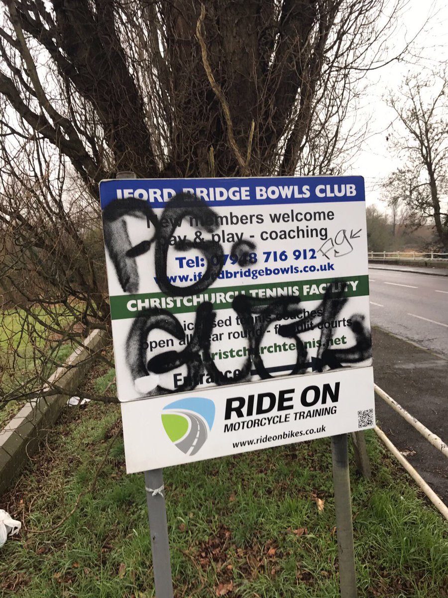 Another great graffiti removal outcome in #Christchurch #Dorset. We're tough on graffiti, kind on surfaces. Book us hedgeprofessional.co.uk