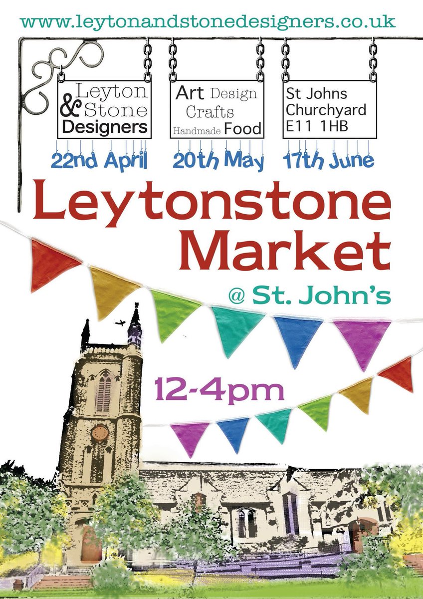 NEW market for #Leytonstone starting April 22nd! #crafts #handmade #gifts #food #fun Keep an eye out for more details of our launch event!