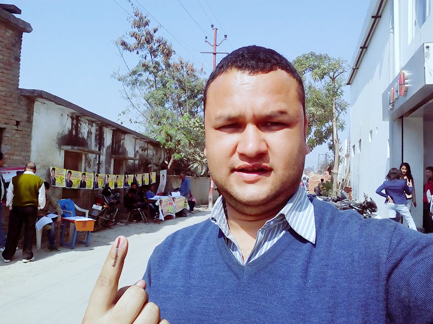 advrakeshrawat1's tweet photo. Casted my vote for development of uttarakhand...........Congress
#Vote4Congress
#Vote4harda
#RawatPoore5Saal https://t.co/IT8Ly5Tbhc