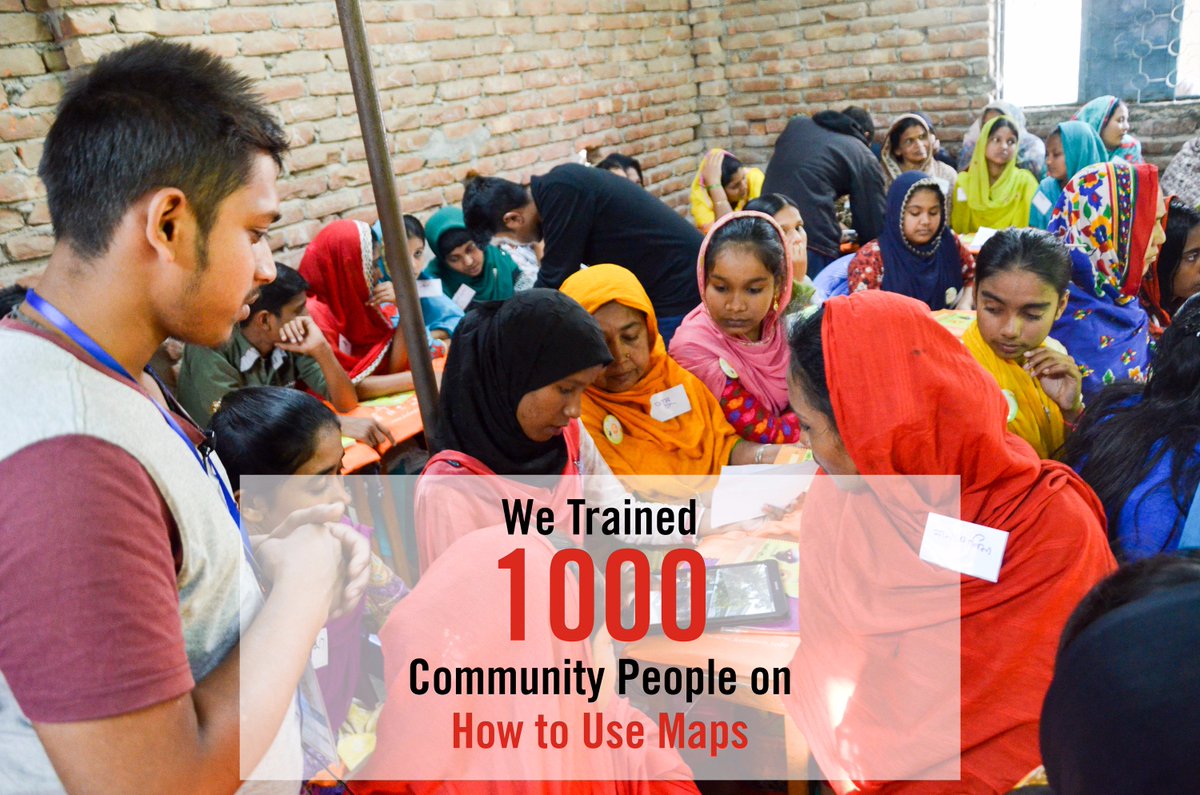 kolorob_BD's tweet photo. We trained 1000 community people on "How to use Maps"!
#Kolorob #LightingUpTheCity #ICTonDevelopment #Technology https://t.co/892oKZiym0