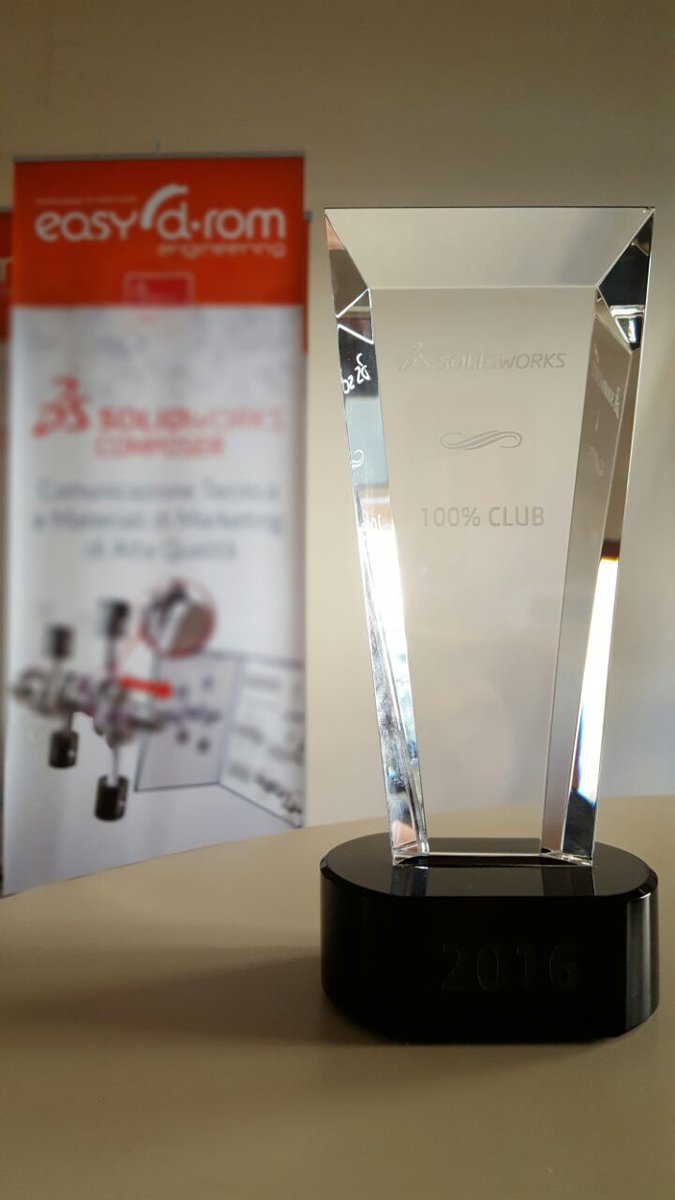 easydrom's tweet image. 100% SOLIDWORKS Club 2016.
Ben arrivato!
@THE3DGROUP #SolidEngineering #SWW17