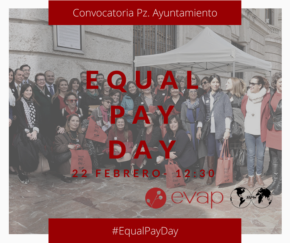 EVAPasociacion's tweet photo. El 22 de febrero es el Día Internacional de la Igualdad Salarial. ¿Nos acompañas? https://t.co/qUVOwipGGX https://t.co/8IggebKWuJ