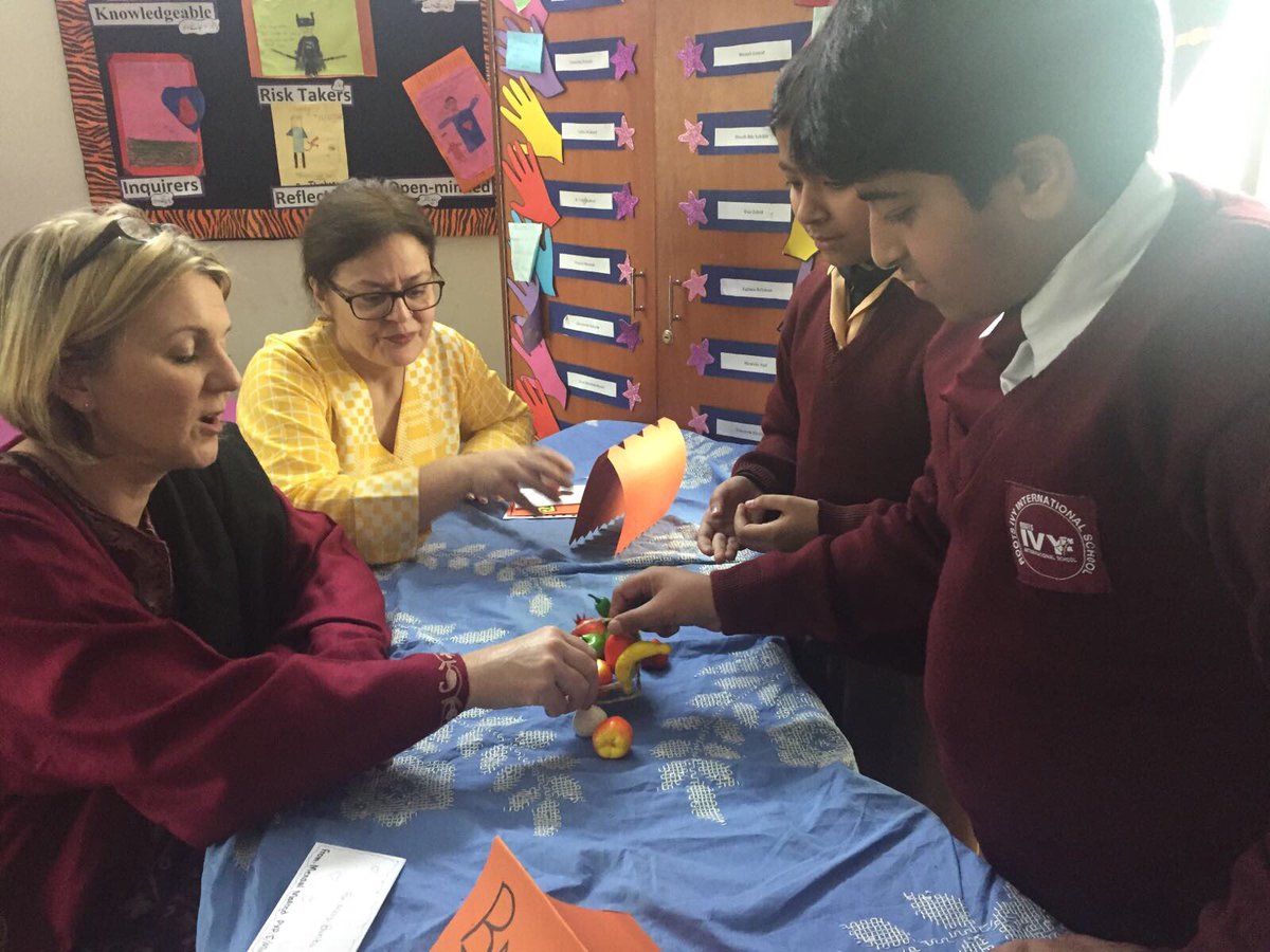 st_werburghs's tweet photo. Ms Banks being taught how to make decisions on the use of money and to 'barter' #usefulskill @pkBritish @Schools_On_Line @BritishCouncil https://t.co/PalHlrffES