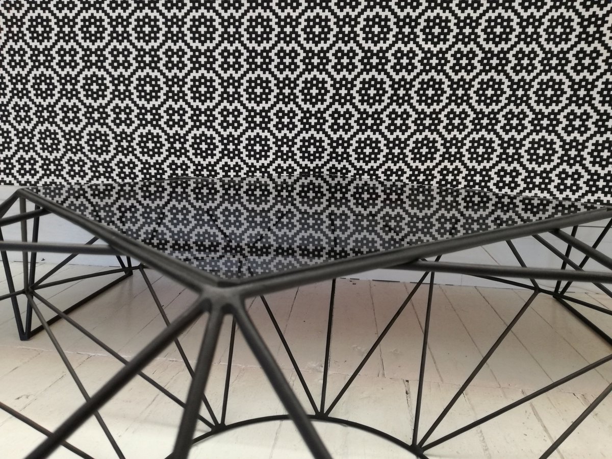 Midweek reflections here in the studio! Featuring our Facet Coffee Table and our Bemba Blocks fabric✨#homedecor #furniture #africandesign