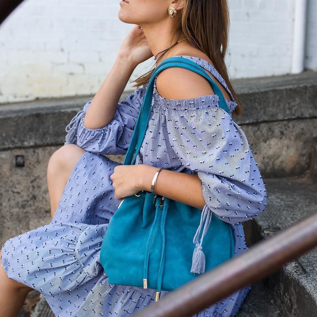 Electric blues &amp; golden hues ✨Our new teal collection is exactly the pop of colour you need right now! Link in bio …