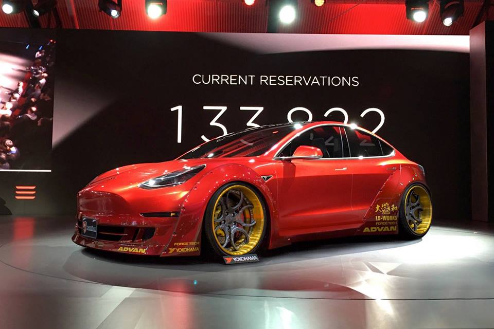 TeslaEu's tweet photo. #tesla3 @LibertyWalk_t_m #LibertywalkLBperformance https://t.co/h1Zs2P6iTn