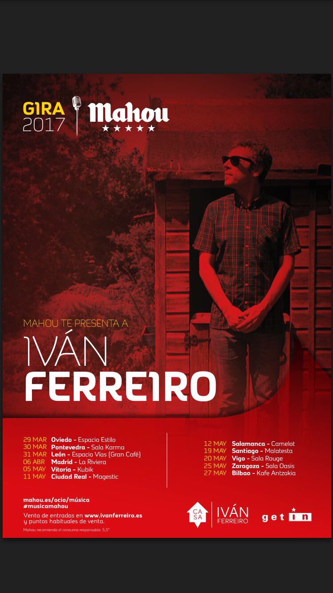 ivanferreiro's tweet photo. #MUSICAMAHOU Y GIRA MAHOU 2017 https://t.co/flVj1skMPn