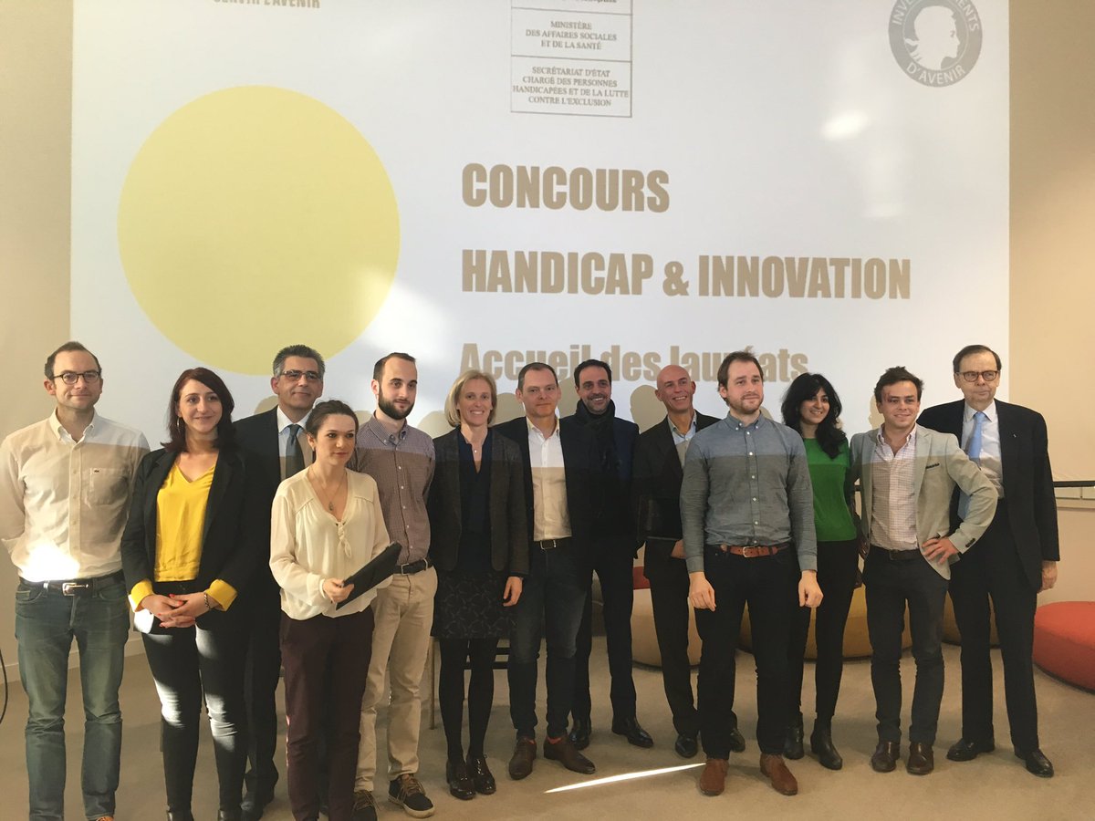 s_neuville's tweet photo. Je souhaite à tous les lauréats de poursuivre le développement de leur projet avec succès @Bpifrance @CGI_PIAvenir #InnovHandi https://t.co/BbkKyPUTNR
