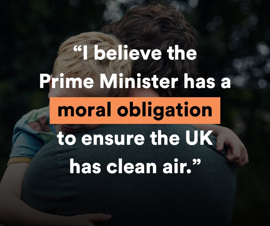3 in 4 people say the Prime Minister has a moral obligation to clean up #airpollution. We agree. Join our campaign: bit.ly/2l0go6n