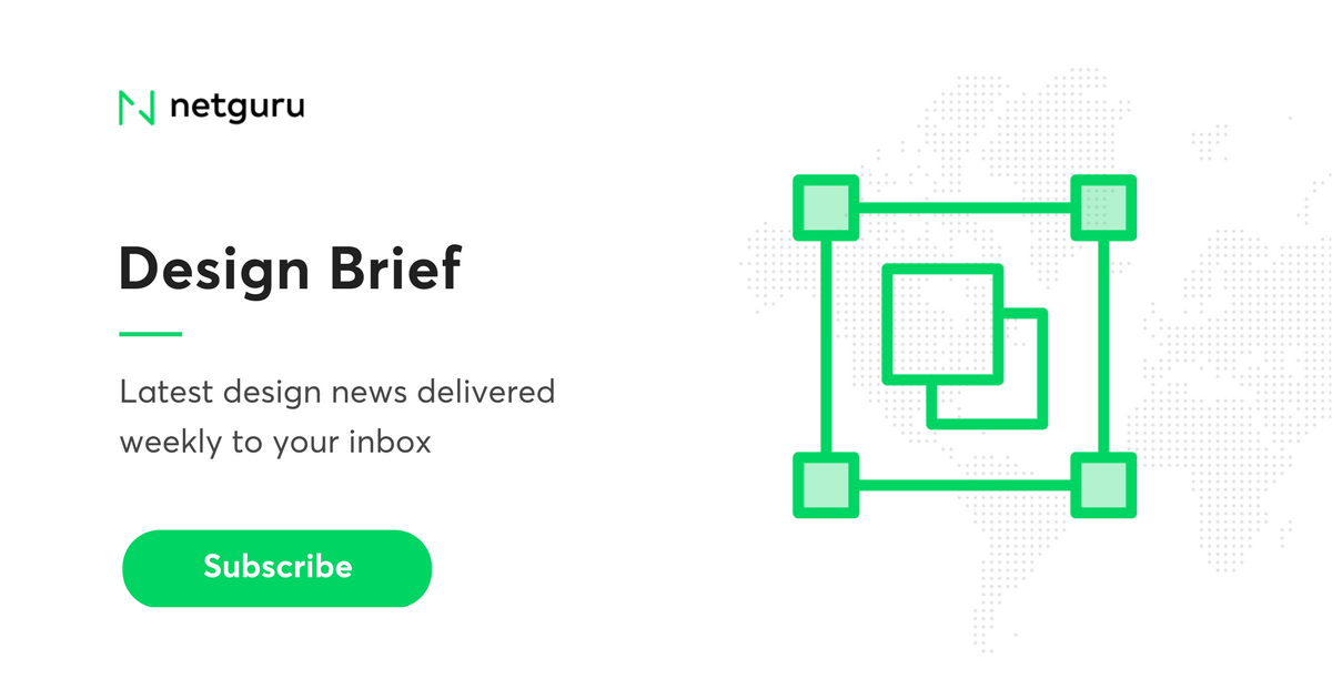 netguru's tweet photo. #Design Brief: our latest update on #UX, #UI and product design buzz is about to arrive into your inbox! Stay tuned https://t.co/hw6tVbh3uc https://t.co/2fDMLFIZSD