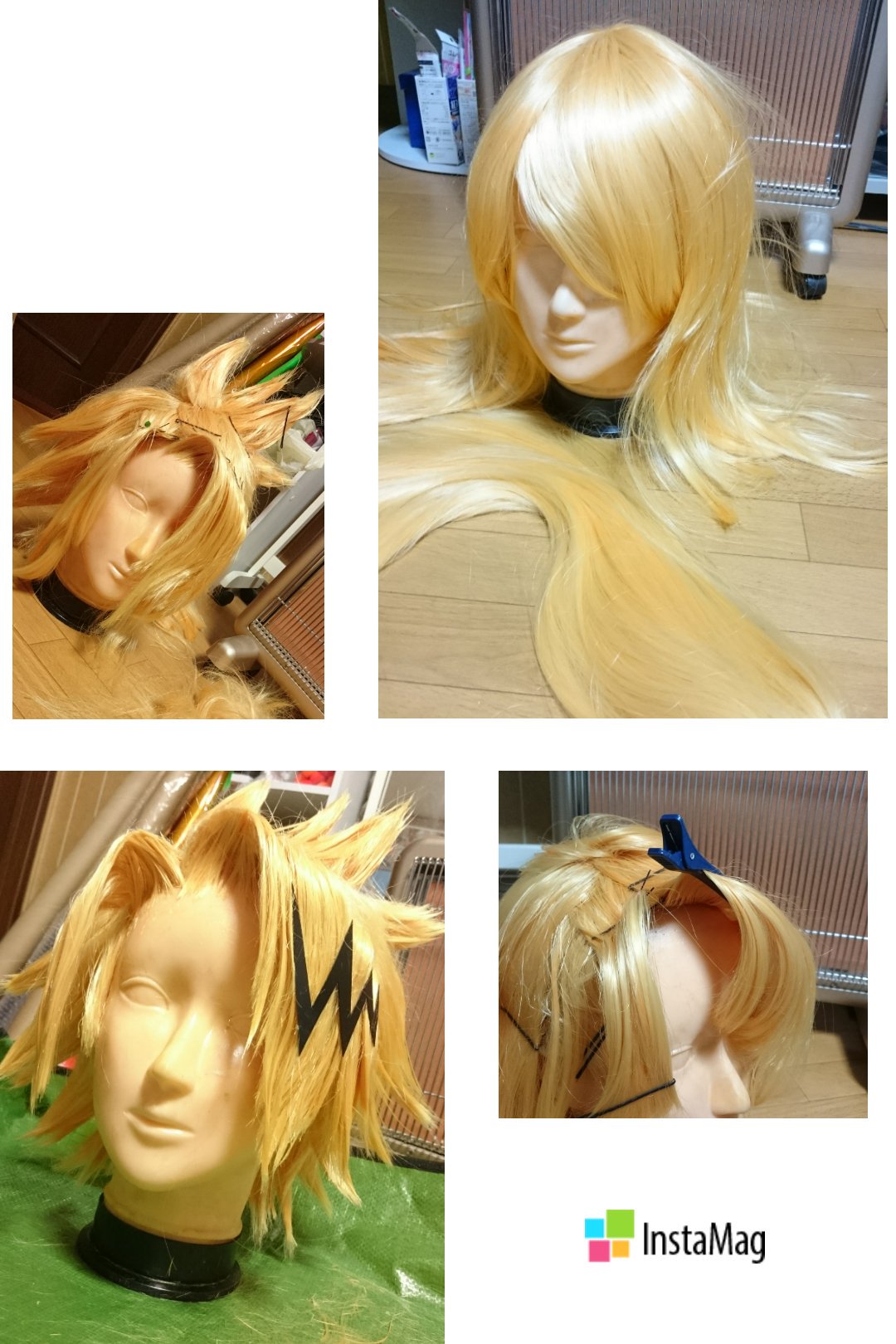 ウィッグ制作 Twitter