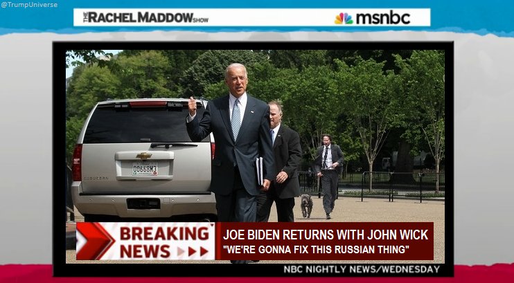 TrumpUniverse's tweet photo. #BREAKING: After #FlynnResignation, @JoeBiden storms into DC mumbling enough is enough. #vigilanteBIDEN #TrumpImpeachmentParty #PutinTrump https://t.co/GIPk0GMhcP