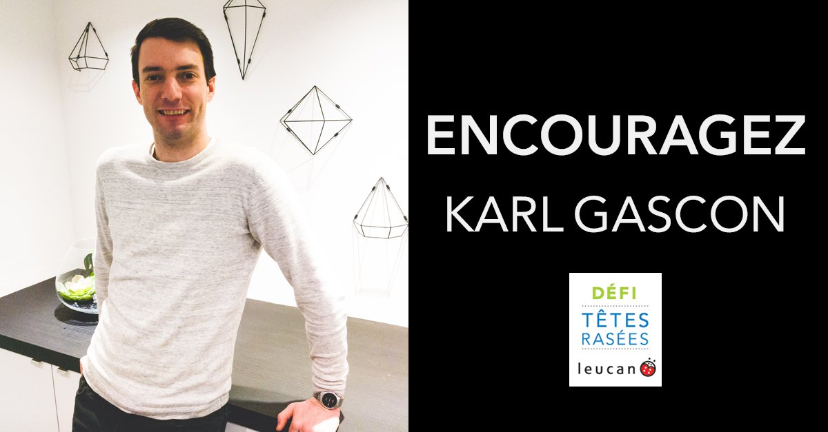 Encouragez Karl, notre admin systèmes qui participe au #Défitêtesrasées de <a href="/Leucan/">Leucan</a> webleucan.com/Larochelle  Faites vos dons! #leucan #dons