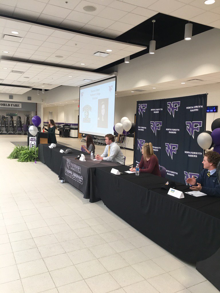 Congratulations to our Raiders signing today!!!