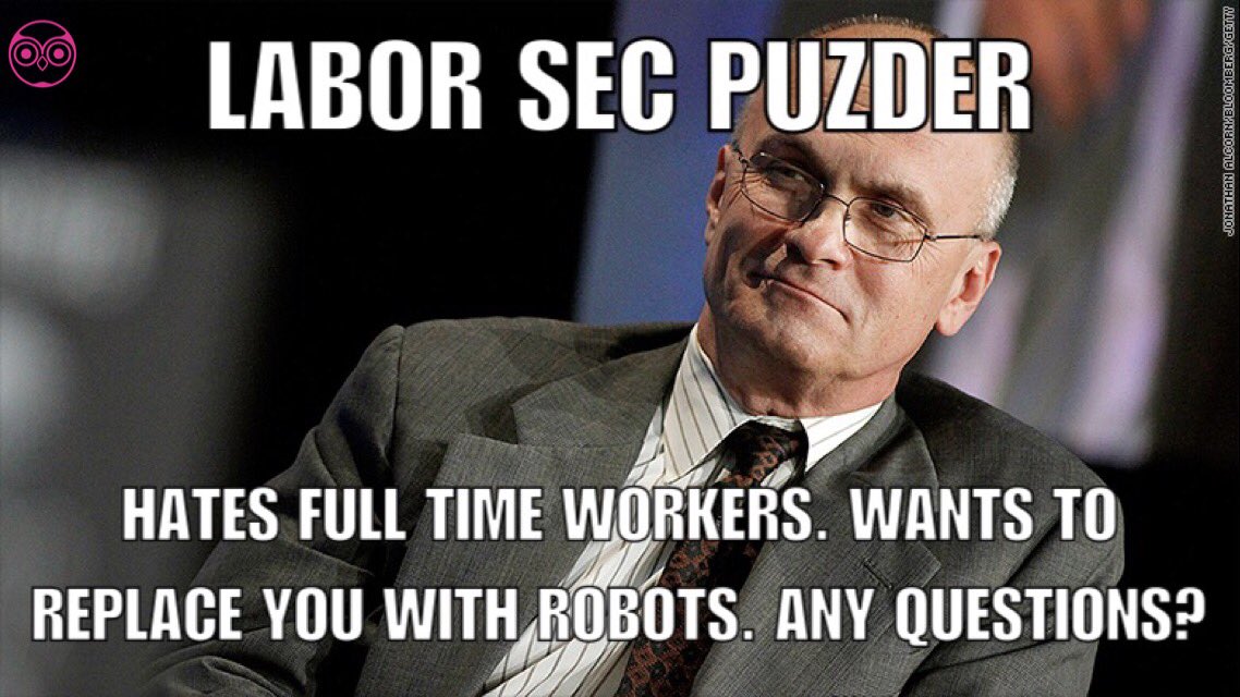 DeplorableMiss2's tweet image. Worried about jobs more than Russia. Can&apos;t believe the admin is 100 percent #goldman #soros #robotlabor.