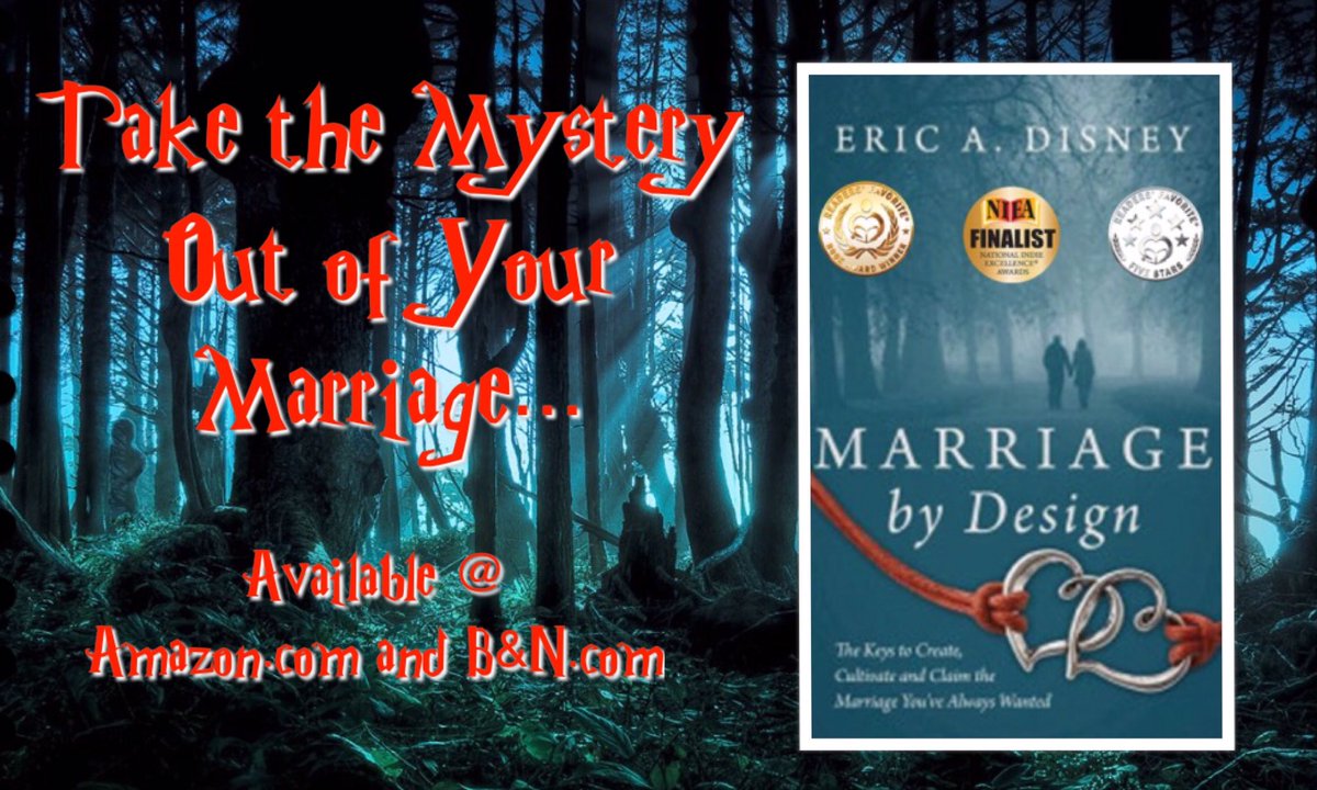 EricDisney2's tweet image. Super charge your #marriage and protect your Legacy! Read the reviews (4.9⭐️Amazon Reviews) and ORDER TODAY! amazon.com/Marriage-Desig…