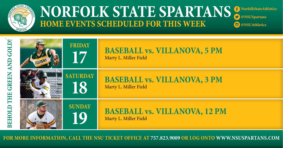 NSUSpartans's tweet photo. @SpartanBSB Season Preview: Spartans Look to Take Next Step in 2017 as Season Opens Friday
https://t.co/kKF4Wctksg https://t.co/3y3BXBa49T