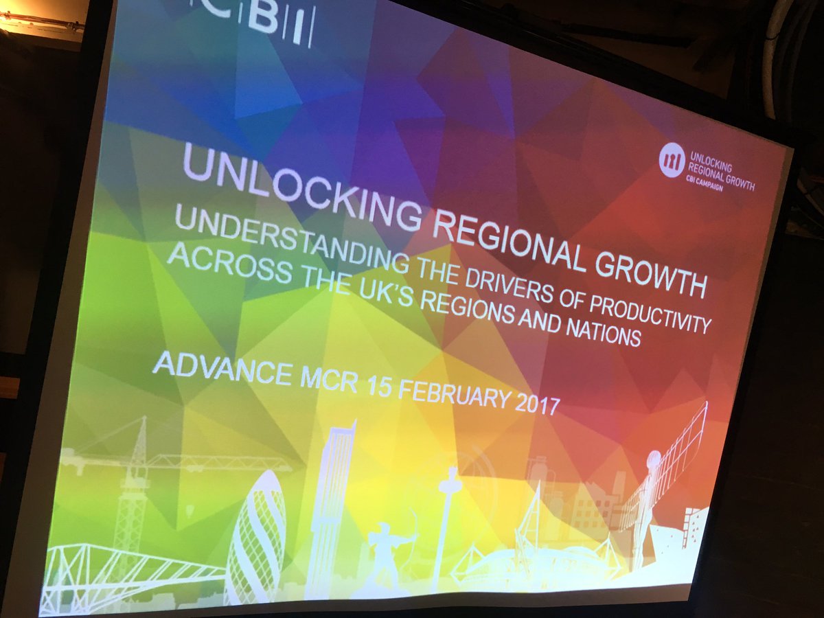 Advance_MCR's tweet photo. Thanks to all who came to Unlocking Regional Growth today &amp; to our hosts @bakeriemcr. Join the discussion here - https://t.co/j5q0sHlyD7 https://t.co/dW4GQojh63