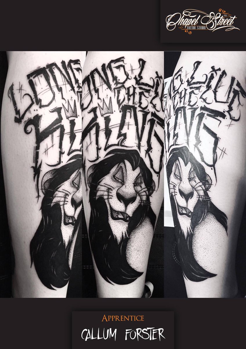 Disney's Scar from the Lion King added to this Disney Villains leg! #tattoo  #disneytattoo #scar - YouTube