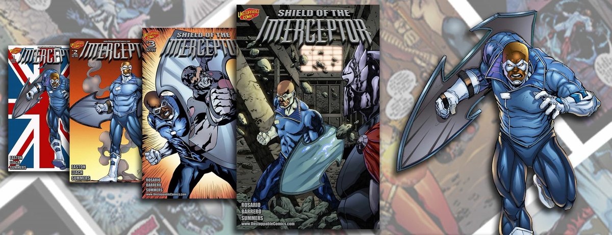 unstoppablecom's tweet photo. #ShieldofTheInterceptor returns with issue #4 to #Kickstarter this month! We may not B #marvel or #dccomics but we R just as damn good. https://t.co/ELKUXOu13P