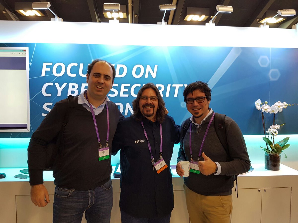 Gradiant's tweet photo. Best of times at #RSAC2017 with our friends from @ElevenPaths
It feels great knowing that #Swadow is such a visitor's magnet!
COOL!
#RSAC https://t.co/PhOpbgOVrG