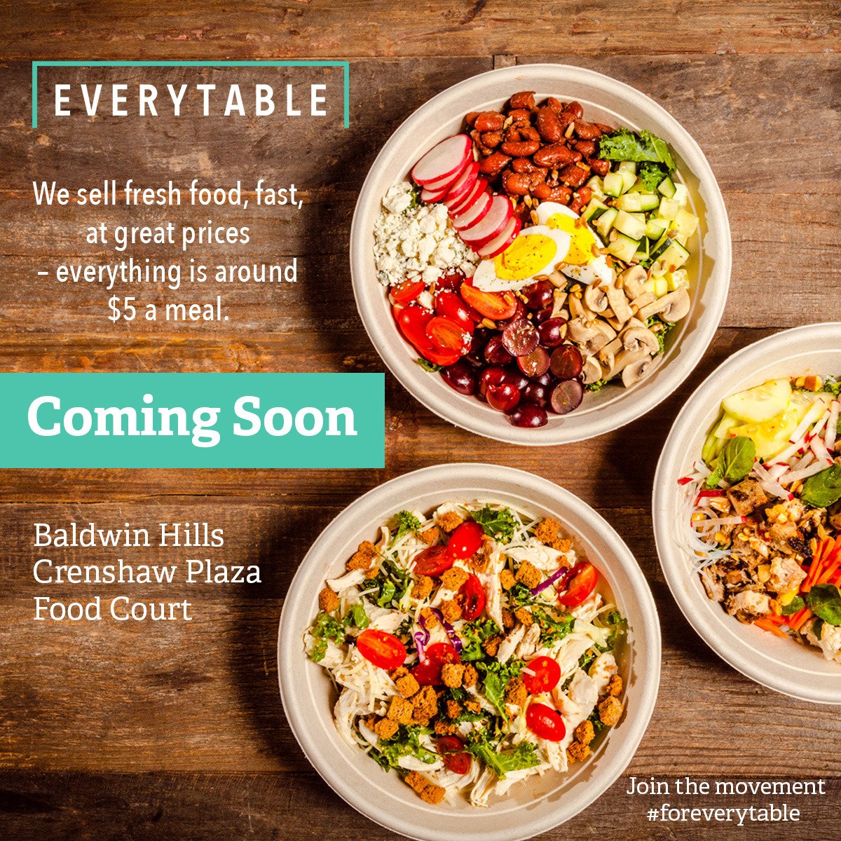 bhcplive's tweet photo. You asked, we listened. A new healthy food option is coming to our #diningcourt! #foreverytable #everybodyeveryblock #everytableBHC https://t.co/xHKXV2j4IZ
