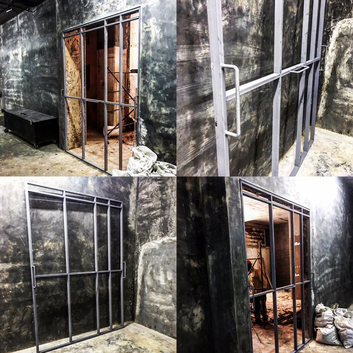 grupoOB's tweet photo. Pared removible para paso eventual de maquinaria en planta industrial #construccionvenezuela #arquitecturaindustrial #conreto https://t.co/f4g0RyVSaL