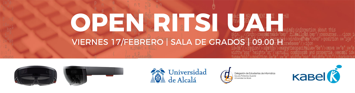 bbusinessbworld's tweet photo. Este Viernes se celebra el #OpenRITSI en la #UAH. @BorjaR_E impartirá una sesión sobre las #HoloLens. Más info en: https://t.co/PaDpdcowRW. https://t.co/lyNnOeSavO