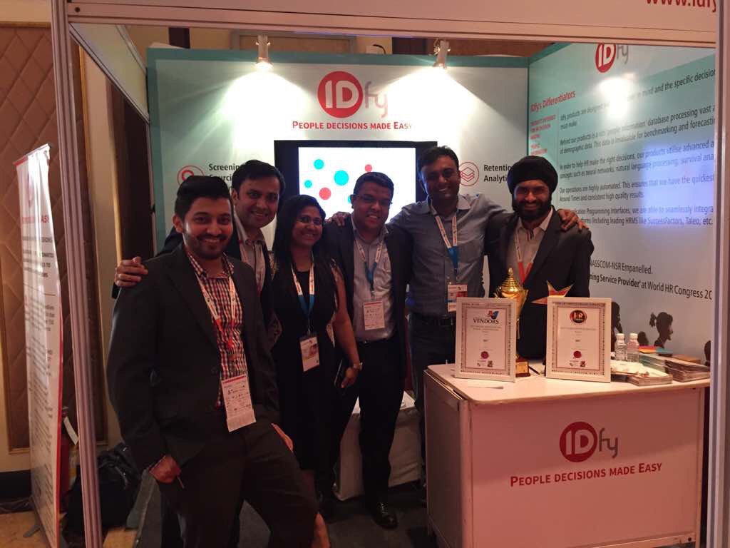 We just won 2 awards at World HRD - best background verification company and best Tech for HR analytics!