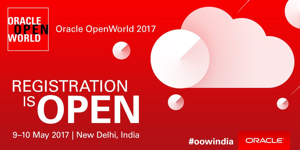 Oracle_India's tweet photo. Join us at #Oracle #OpenWorld India and discover the future of India’s #digital economy. #OOWIndia https://t.co/01Ri7prucI https://t.co/UWcRJTgm8U
