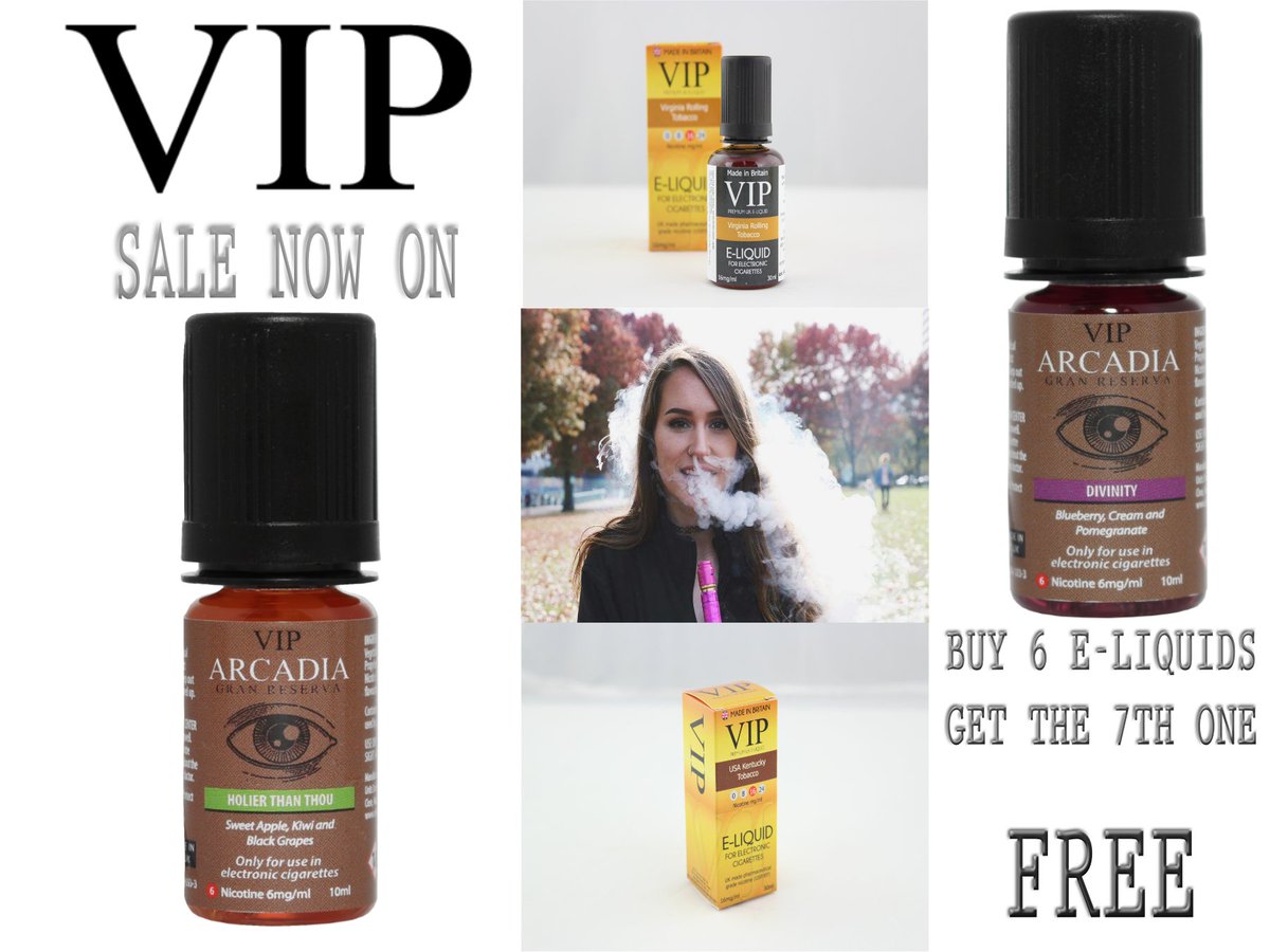 vip_africa's tweet photo. VIP E-LIQUIDS SALE IS ON AGAIN
WE'RE FULLY STOCKED WITH 0mg & 3mg ELIQUIDS
IF YOU BUY 6 THE 7TH E-LIQUID IS ABSOLUTELY FREE
#VIPeliquidsale https://t.co/RZ4Xii4Hg7
