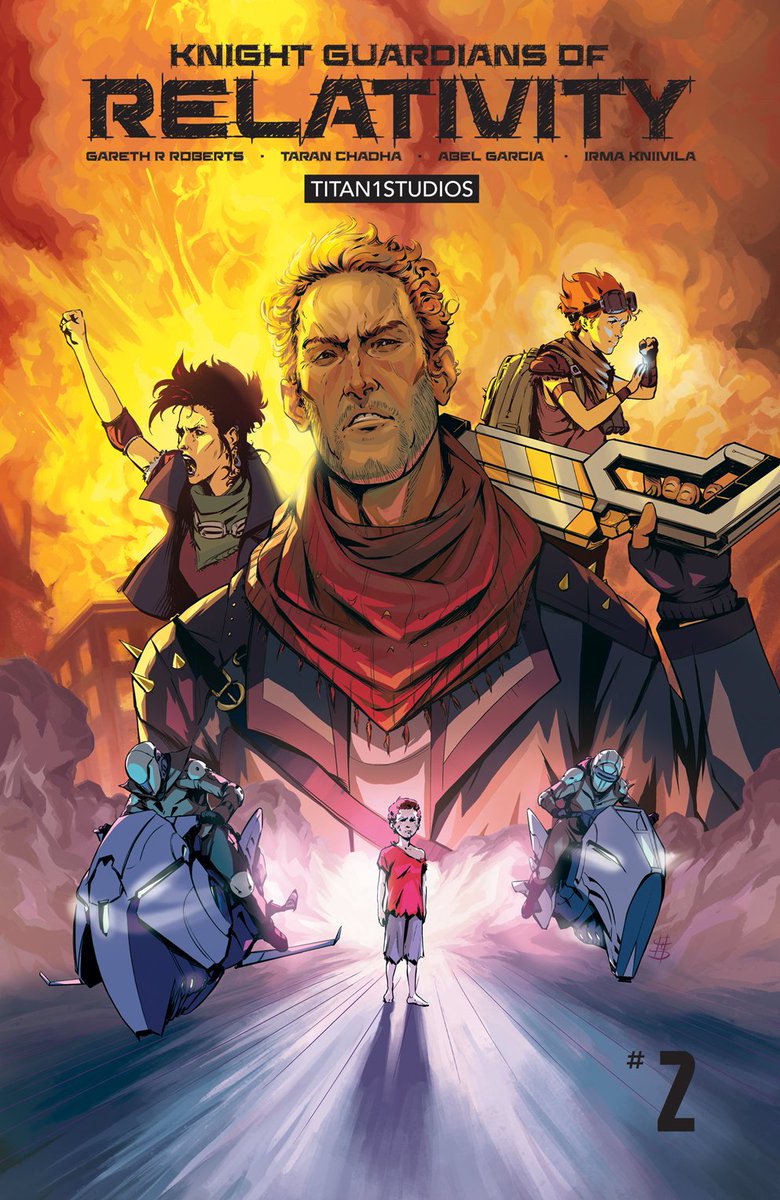 RelativityU's tweet photo. RT @RelativityU for a chance to win an artist signed #KnightGuardians of Relativity #2 comic from @TITAN1STUDIOS #NCBD #SCIFI #COMICS https://t.co/PLoNsL0vnh