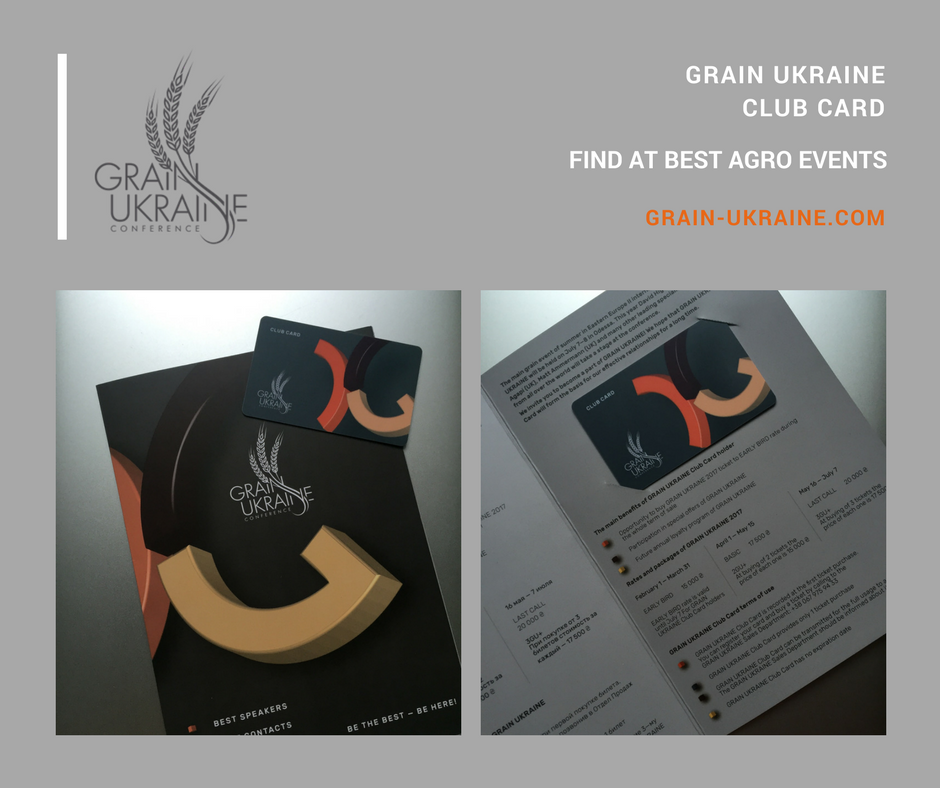 GRAINUKRAINE's tweet photo. 15-17 Feb looking for the GU club card at #GRAINTECHEXPO (Kiev). The main advantage of the GU club card is best price for #GU2017 ticket https://t.co/2AxfIf4t5j