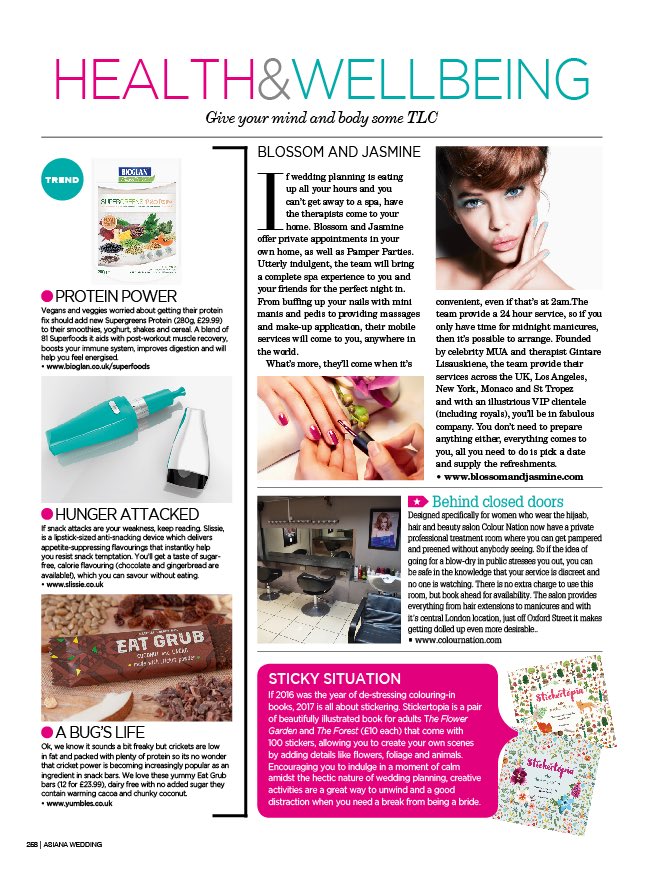 Fab coverage for <a href="/Blossomnjasmine/">BLOSSOM AND JASMINE</a> @GlamorousMrs in this months  <a href="/asianatv/">Asiana Magazine</a> #asianamag #beauty #pr #vpr