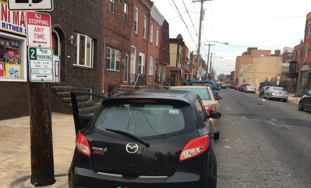 SecretPantsBK's tweet photo. @PhilaParking just woke up to a $76 ticket for parking LEGALLY - you need to retrain officer G. Paffen https://t.co/zD8MzgEs9D