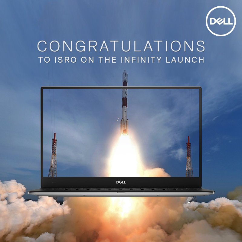 Dell_IN's tweet image. Congratulations #ISRO for being the new standard in the space scientific community. #PSLVC37 #SkyisNottheLimit.