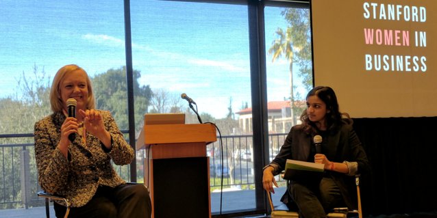 sabcrespo's tweet photo. Meg Whitman discusses how to succeed as a woman in business with @stanfordwib: https://t.co/GKH2jHc2vh https://t.co/0B575sPRPL