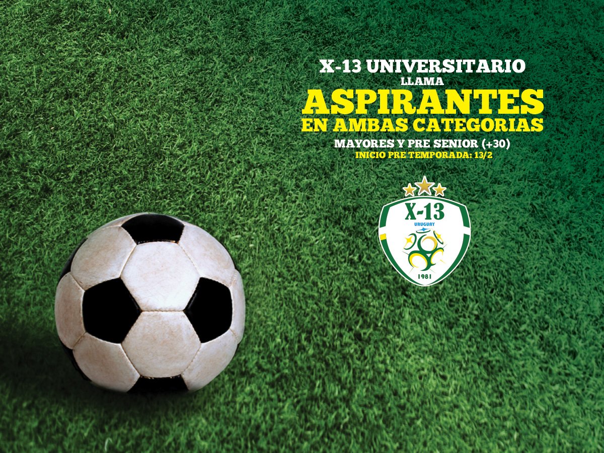 X-13 Universitario tweet media