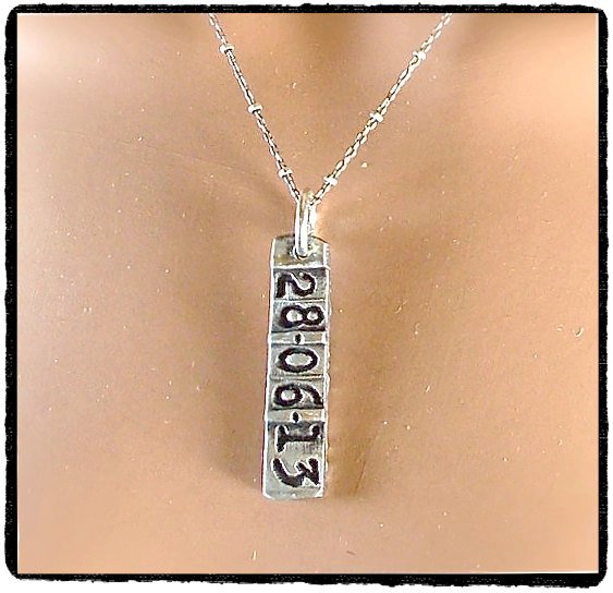 yourdailyjewels's tweet image. DATE STAMP, Personalized Jewelry,  Silver STAMPED Charms . For Charm … tuppu.net/a7809919 #Etsy #SilverInitials