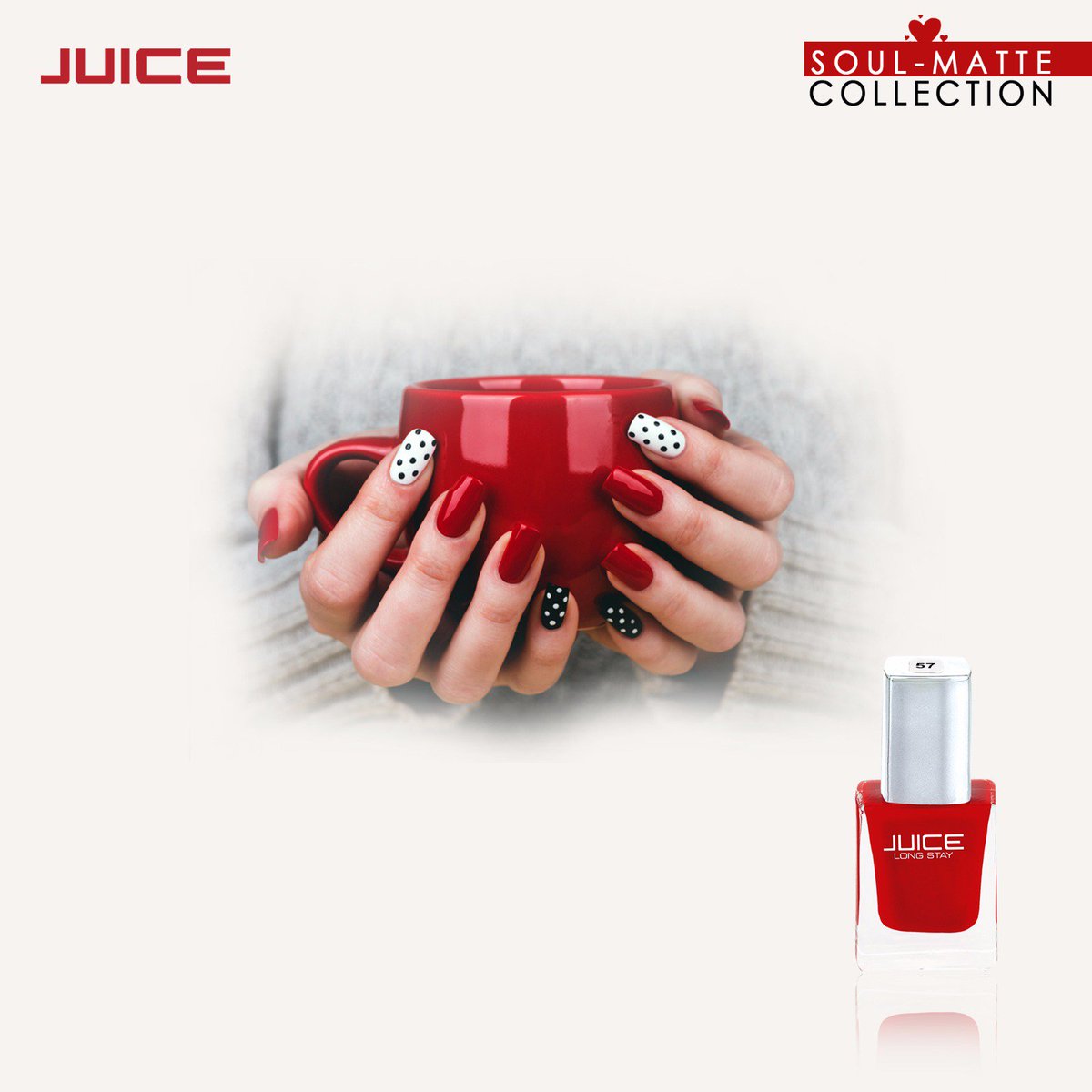 juicecosmetics's tweet photo. Valentine's is over, not our #ShadesOfLove. Keep the love strong with our #SoulMatte collection.
#JuiceCosmetics #Matte #NailColours https://t.co/9xqVNU3quo