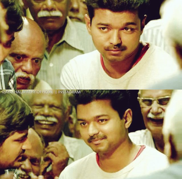 SSMusicTweet's tweet photo. That cute expressions of @actorvijay #Kaththi !! https://t.co/DT6XWRHLkv