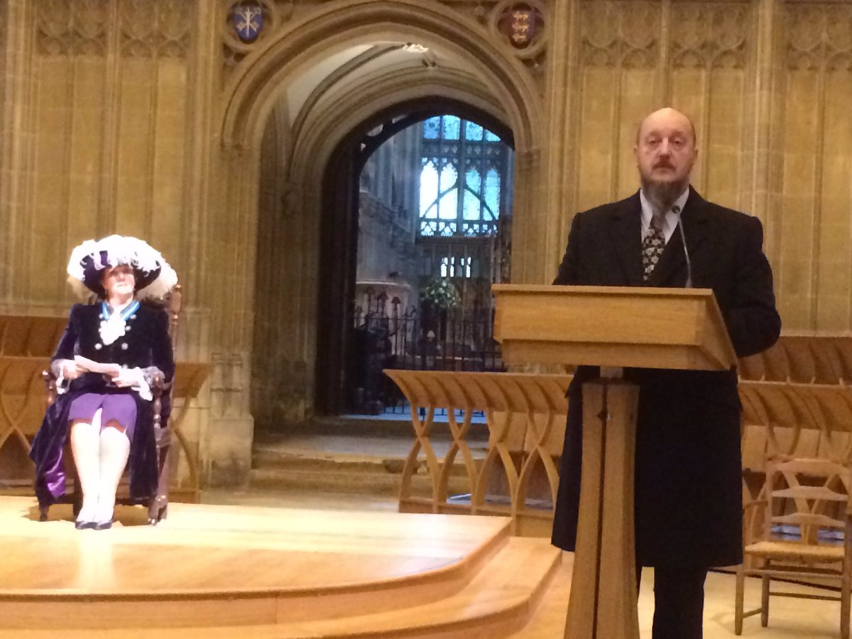 ClearwellCaves's tweet photo. Fantastic result @GlosCathedral this morning. Congratulations to Rich Daniels elected #verderer of Forest of Dean. https://t.co/9LwVoUKtSf