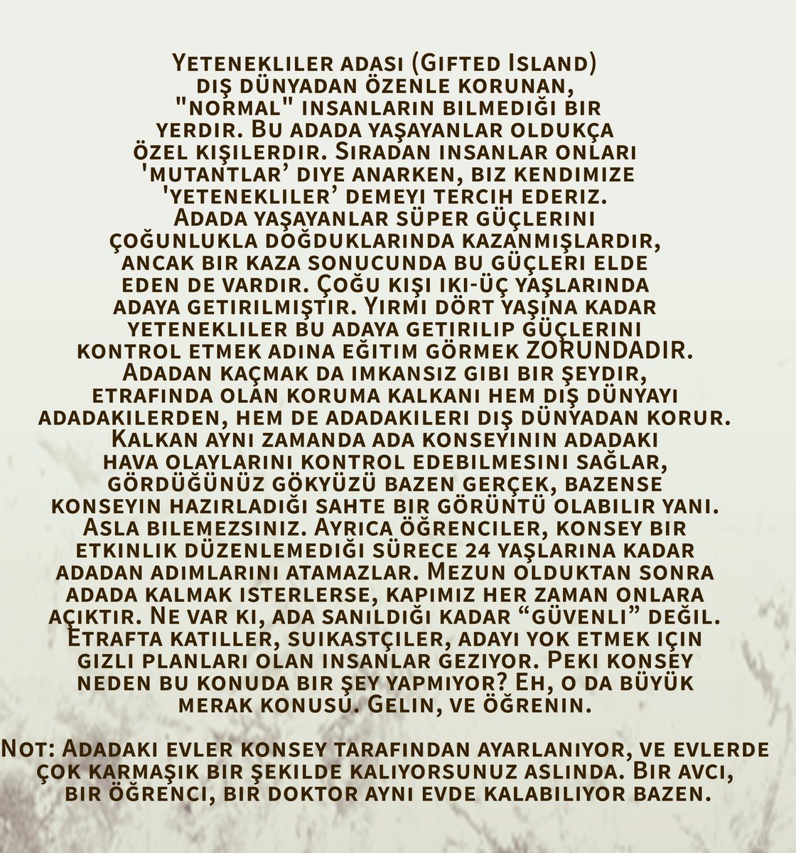 GiftedIslandRPG's tweet photo. Lütfen okuduğunuzdan emin olmamız için bunu ve bu tweetin altındaki mentionları rt + fav yapınız. https://t.co/zVhB0y6mUd