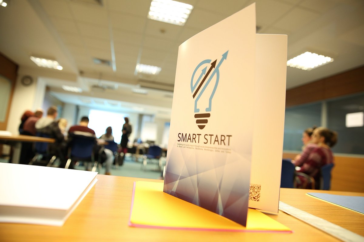 Trening na temu ‘Prodaja’ za organizacije koje su u Smart Start projektu održaće se 23. i 24. februara u Podgorici. #smartstart4u