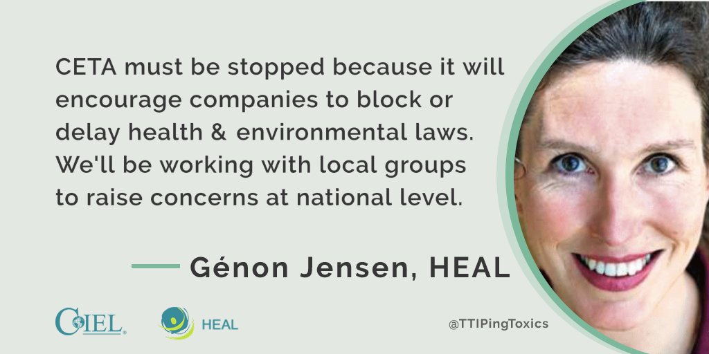 HealthandEnv's tweet photo. #CETA endangers our health and the environment. Read our joint statement on the European Parliament vote: https://t.co/MjpOiJGZKa #EUEDC https://t.co/4GUnUKvXTD