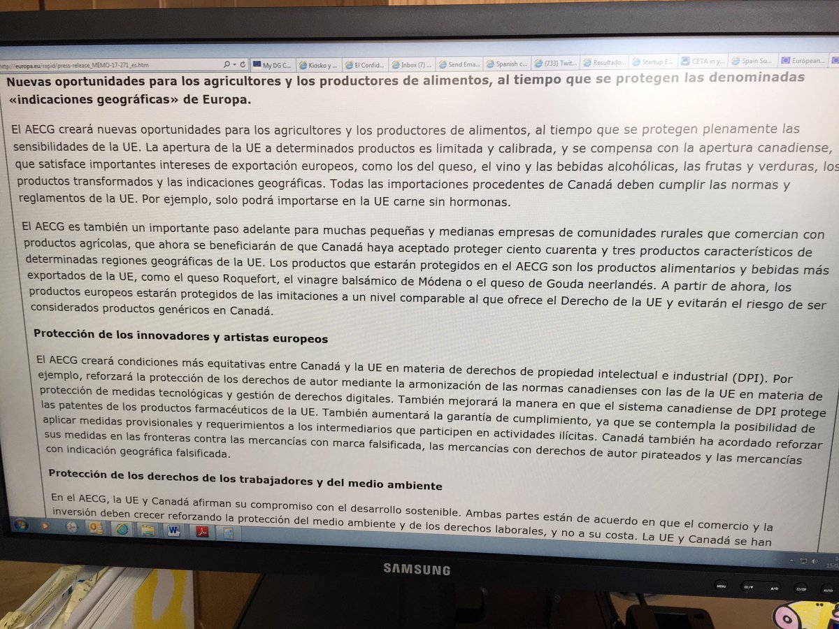 JochenEurope's tweet photo. 11 ventajas principales del #CETA, de los cuales las empresas -sobre todo las #PymesQueExportan - y ciudadanos se beneficiarán desde abril. https://t.co/LukKbQS9Yu